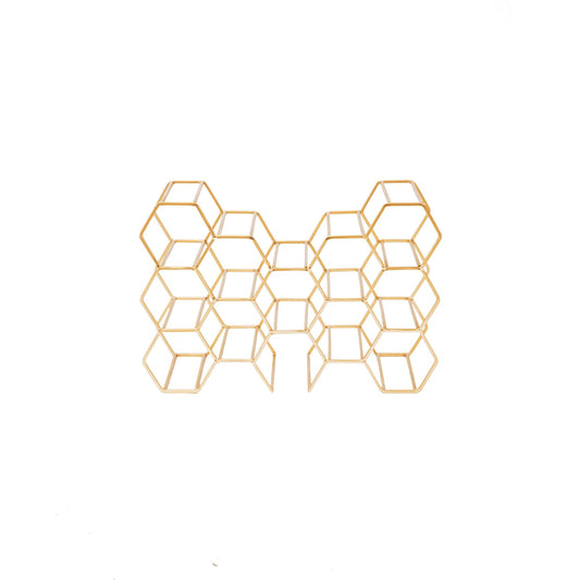HV Vinreol Guld 11 flasker - 44,5x15,5x29cm